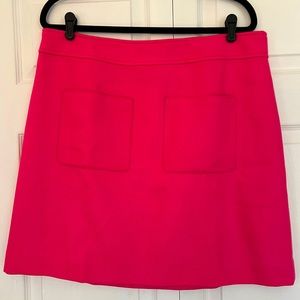 JCrew Patch pocket mini skirt in double-serge wool Size 16